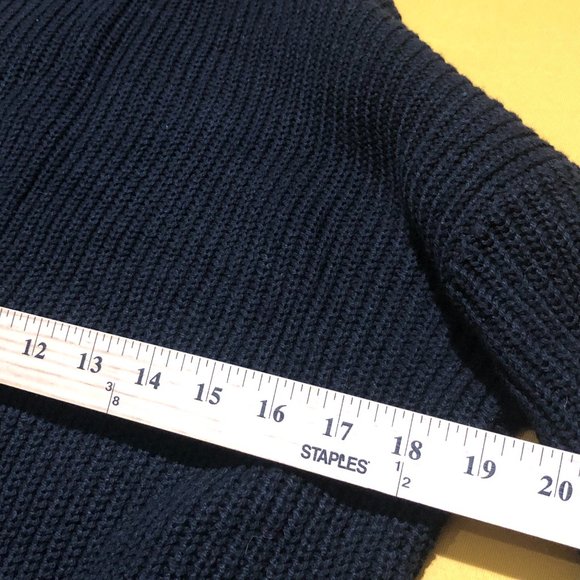 Ambiance Apparel Womens Size M Black Knit Turtleneck Balloon Long Sleeve Sweater - Picture 4 of 5